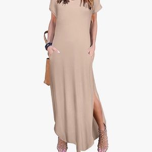 Maxi dress with slits